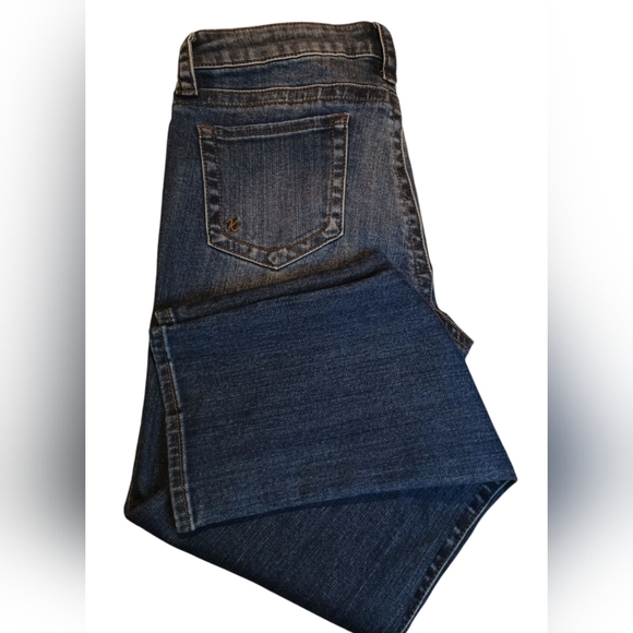 Kut From The Kloth Stevie Straight Leg Women's Blue Denim Jeans - Picture 4 of 9